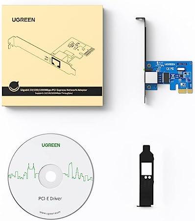 UGREEN Gigabit PCI Express Network Adapter - 10/100/1000Mbps