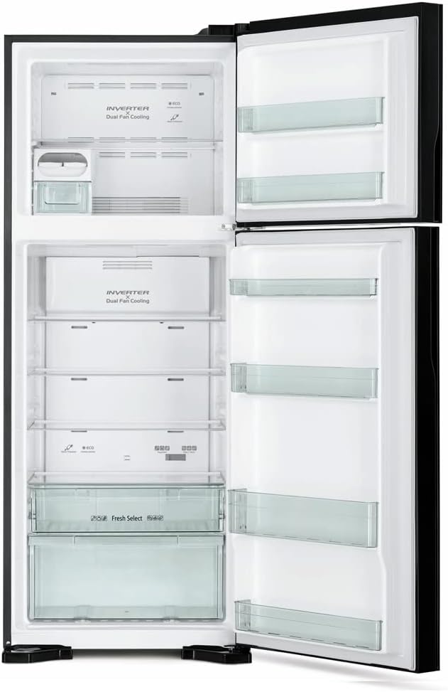 Hitachi 550 Liter Double Door Refrigerator with Glass Plane
