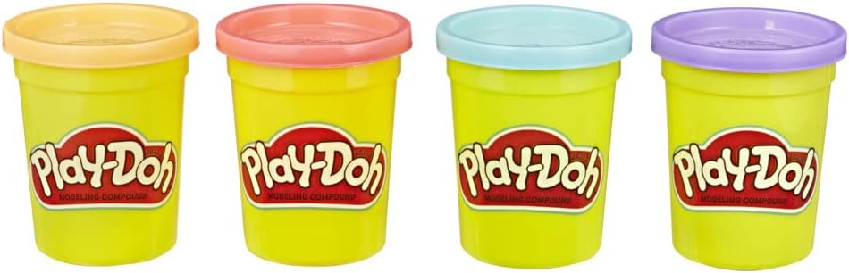 Hasbro Play-Doh Sweet Color Set - 4 Cans for Creative Play