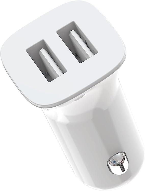 XO TZ10 12W PC Dual USB  car charger for Lightning