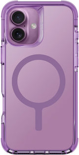 UNIQ Hybrid iPhone 16 (2024) 6.1 MagClick Charging Combat - Grape Pink