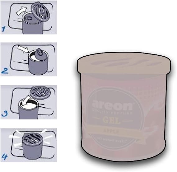 Areon Gel Can Car Scent - Wish, GCK05, Pack Of 1