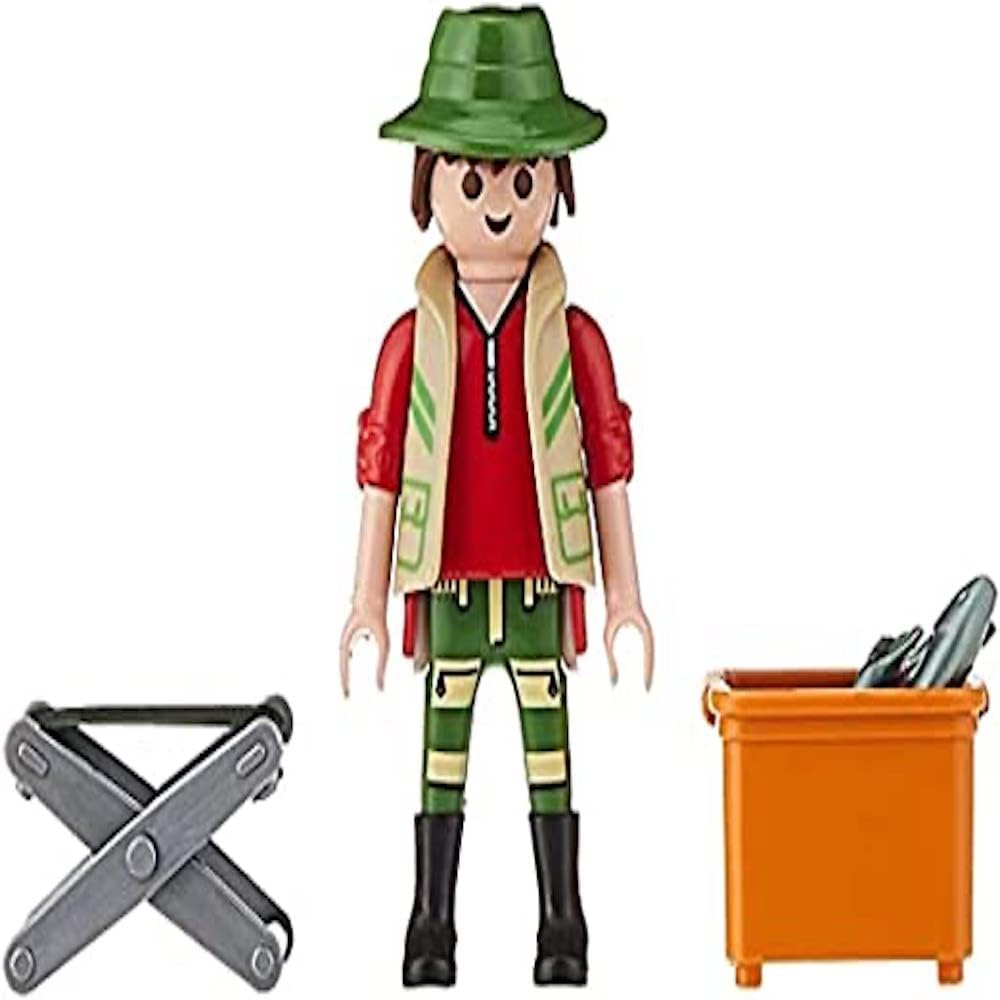 Playmobil Fisherman with Gear - Fun Play for Kids 4+