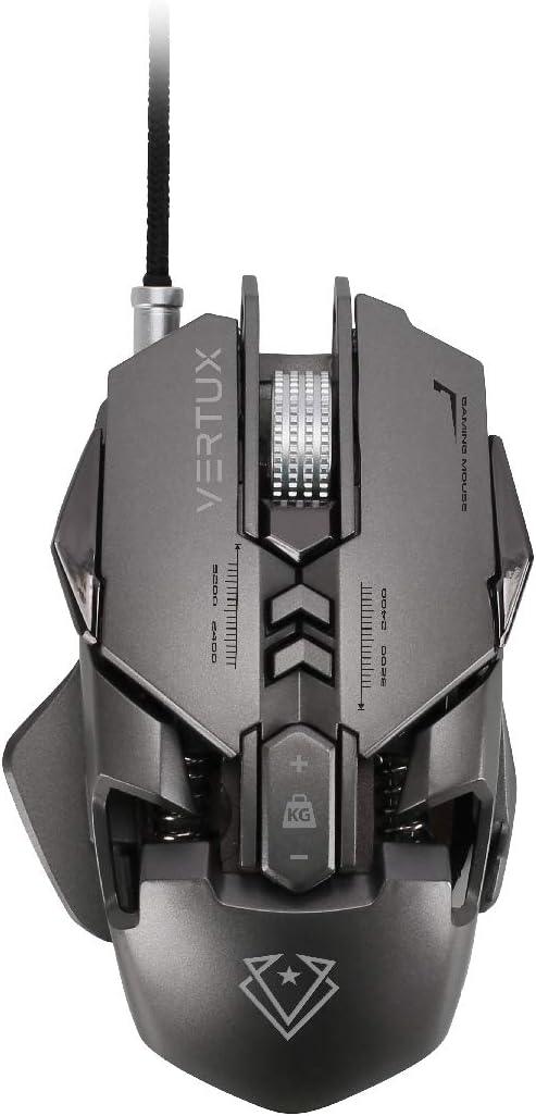 vertux indium wired mouse GRY/SLV