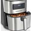 Hamilton Beach Digital Air Fryer With Nonstick Basket 5.6L / 1700 Watt - Silver