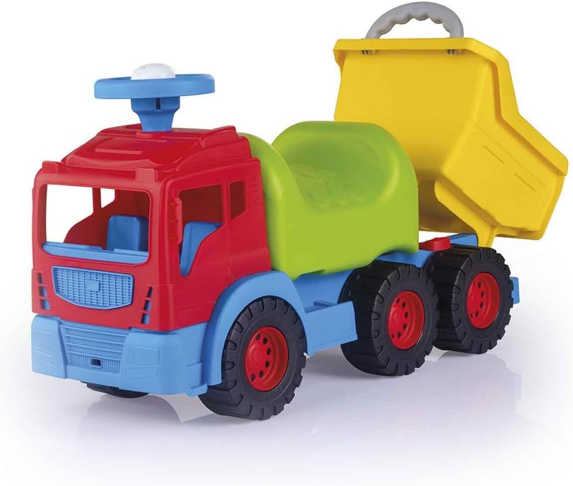 Dolu Ride-On Truck for Kids – Push Toy with Shock Absorber | Ages 2–6 | Yellow, Green, Red, Blue