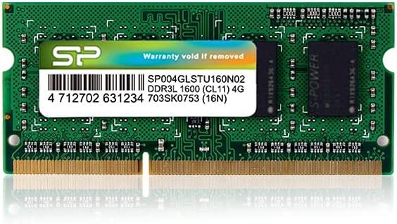 Silicon Power 4GB DDR3 Laptop RAM Low Voltage Performance