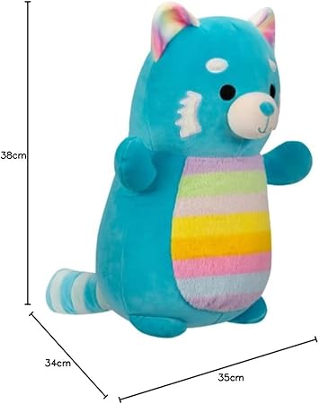 Squishmallow Large Plush 14” HugMees Vanessa Teal Red Panda