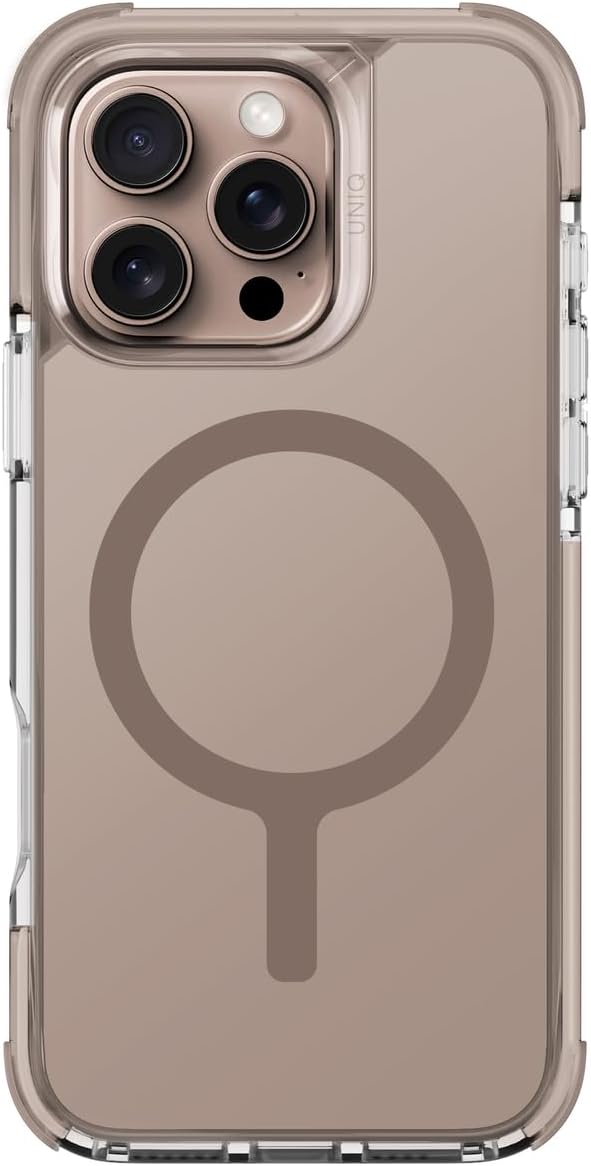 UNIQ HYBRID IPHONE 16 PRO (2024) 6.9 MAGCLICK CHARGING COMBAT - TAUPE GOLD