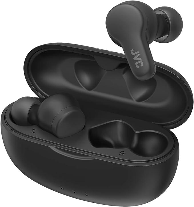 JVC Gumy Wireless Bluetooth Earphones, 24 hours battery (Black)