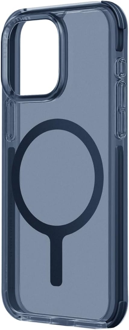UNIQ COMBAT iPhone 15 Pro MagClick Case – Smoke Blue