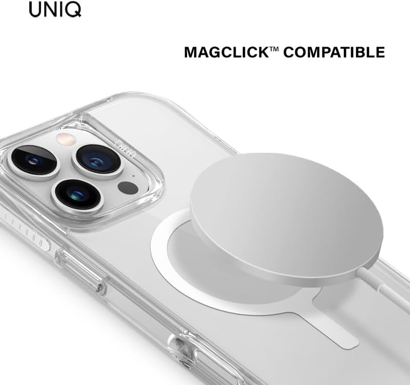 UNIQ Hybrid iPhone 16 Pro MagClick Charging Combat Active (Luminous) - Lume-White
