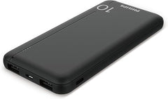 باور بانك فيليبس 10000mAh 20W مع منافذ USB-A وUSB-C
