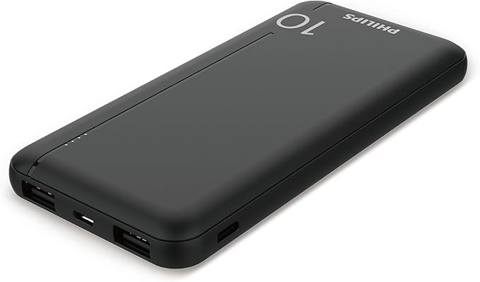 باور بانك فيليبس 10000mAh 20W مع منافذ USB-A وUSB-C