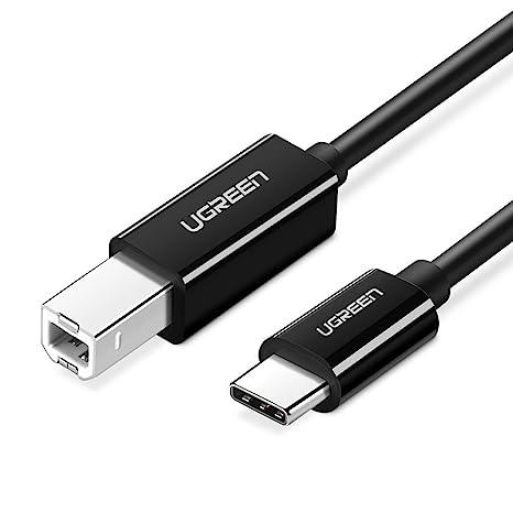 UGREEN USB-C to USB-B 2.0 Printer Cable 2M (Black)