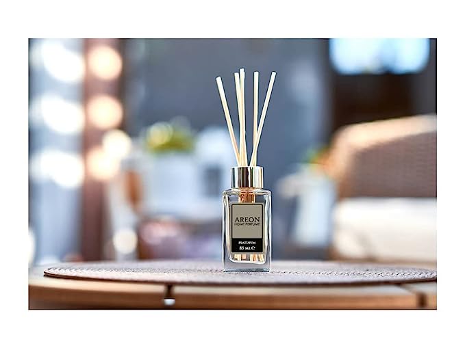 عطر أريون المنزلي سبورت لوكس 85 مل - عطر بلاتينيوم، 10 أعواد 