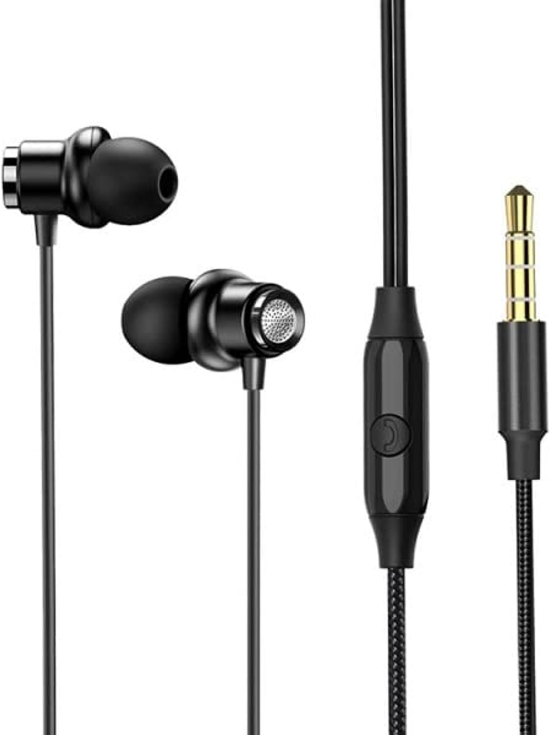 YESIDO YH-31 3.5mm High-Quality Earphones - Black