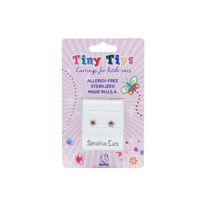 أقراط STUDEX GP Daisy كريستال وردي – TT6510