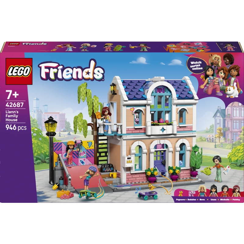 LEGO Friends منزل ليان العائلي 42687 – 946 قطعة