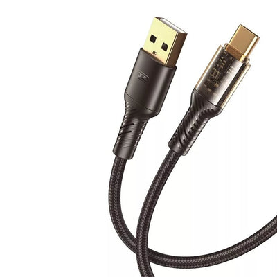 XO NB229 USB-C Clear Cable 2.4A – 1M