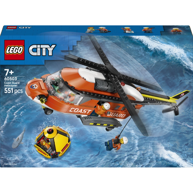 LEGO City Coast Guard Helicopter – 551 Pieces | Set 60503