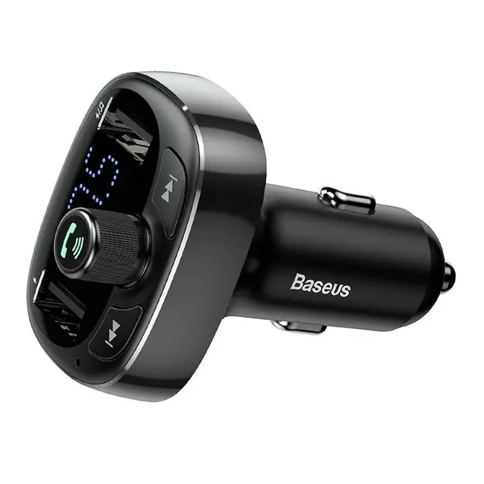 Baseus T Shaped S-09 Car Bluetooth MP3 Player - Black