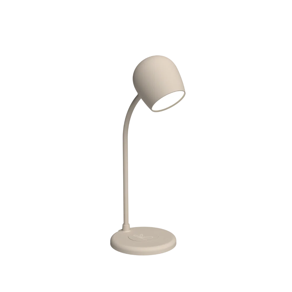 Kreafunk Ellie 3-in-1 LED Lamp, Bluetooth Speaker & Wireless Charger – Dusty Rose