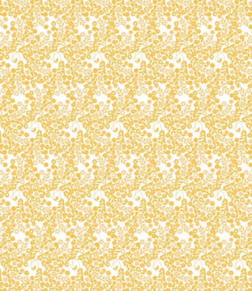 Finesse Lola Wallflower 140cm Tablecloth – Yellow & White