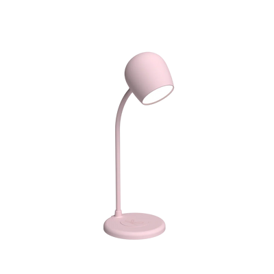 Kreafunk Ellie 3-in-1 LED Lamp, Bluetooth Speaker & Wireless Charger – Dusty Rose
