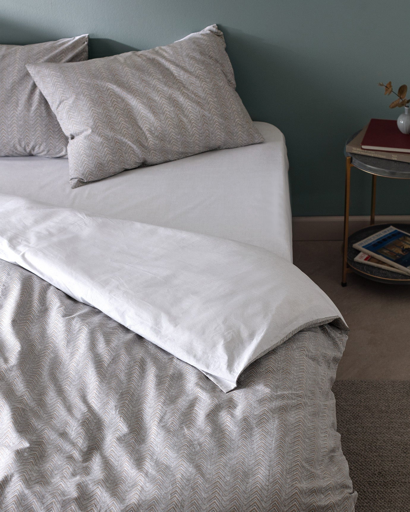 Bailey Double Size Duvet Cover Set - Ranforce Patterned - Madame Coco JO