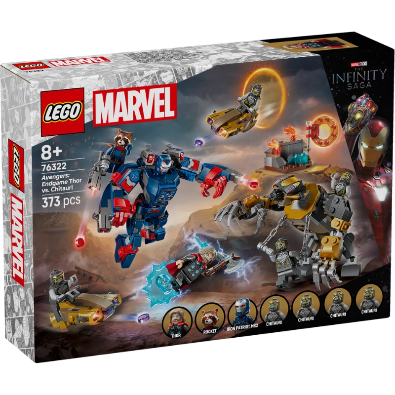 LEGO Marvel Avengers: Endgame Thor vs. Chitauri – 373 Pieces | Set 76322