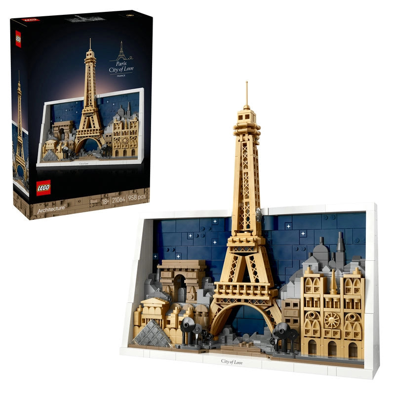 LEGO Architecture Paris – City of Love (21064) | 958-Piece Building Set