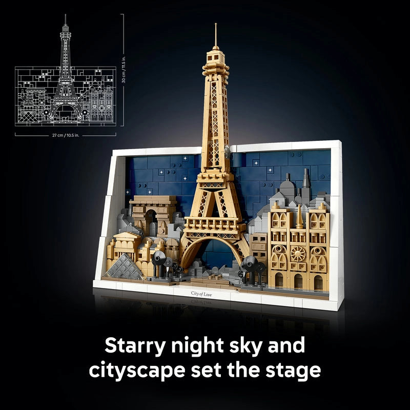 LEGO Architecture Paris – City of Love (21064) | 958-Piece Building Set
