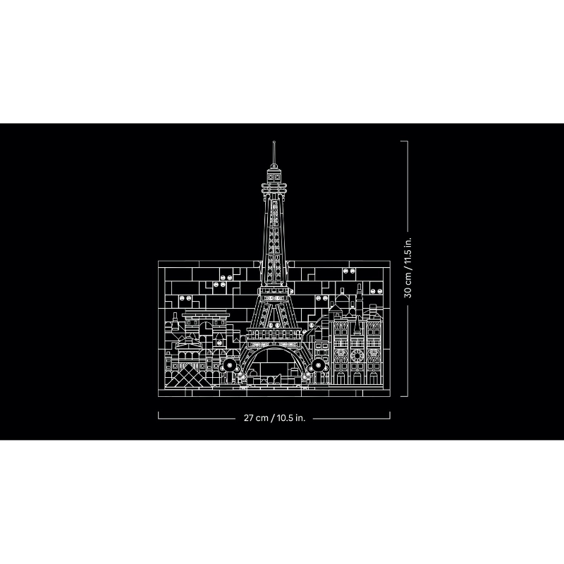 LEGO Architecture Paris – City of Love (21064) | 958-Piece Building Set