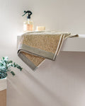 Madame Coco Ralph Yarn Dyed Face Towel Khaki Soft Absorbent