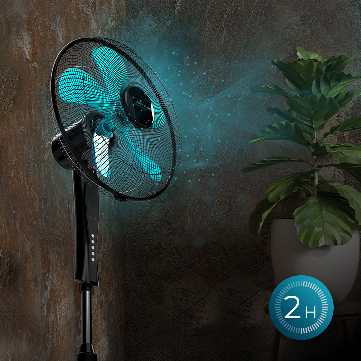 Cecotec EnergySilence 530 Power Connected Tower Fan Black 50W