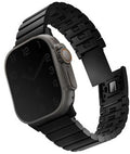 UNIQ STROVA MAG APPLE WATCH SELF-ADJUSTABLE STEEL LINK BAND49/46/45/44MM - MIDNIGHT
