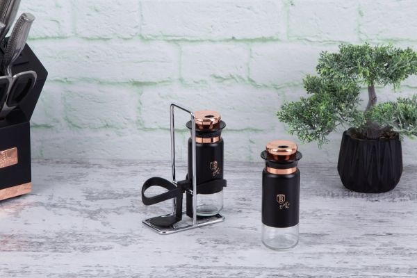 Berlinger Haus 3-Piece Salt & Pepper Set - Black Rose