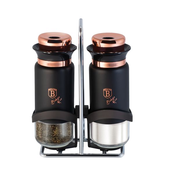 Berlinger Haus 3-Piece Salt & Pepper Set - Black Rose