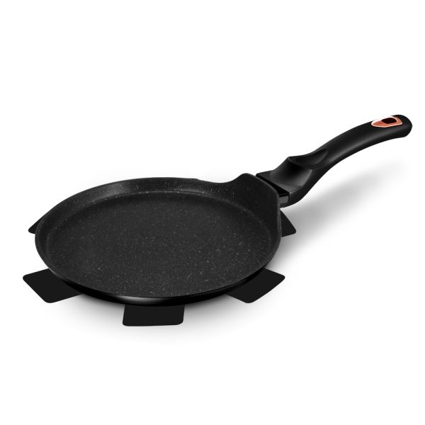 Berlinger Haus 28cm Pancake Pan - Black-Rose
