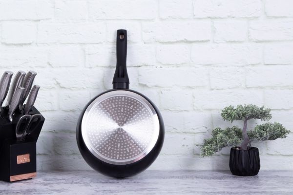 Berlinger Haus 24cm Deep Pan - Black-Rose