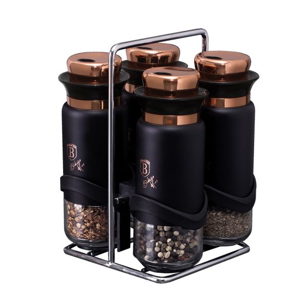 Berlinger Haus 5-Piece Spice Set – Black Rose