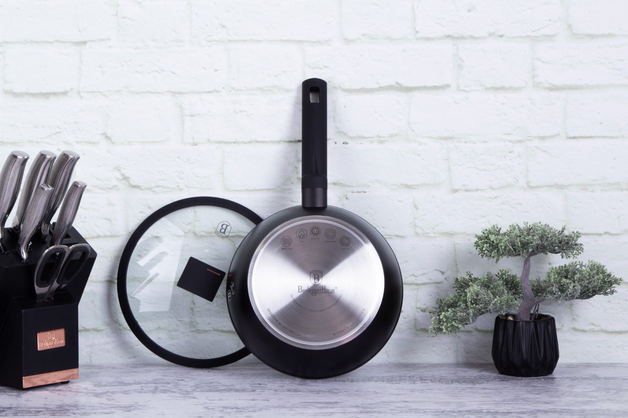 Berlinger Haus 24cm Deep Pan with Lid - Monaco