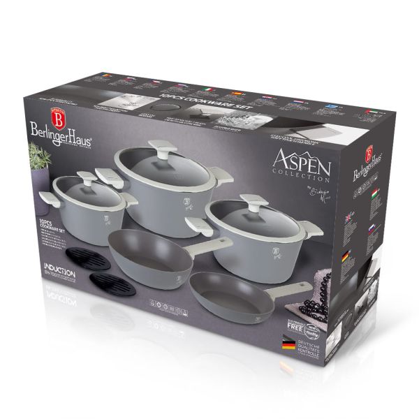 Berlinger Haus 10-Piece Cookware Set - Aspen Collection