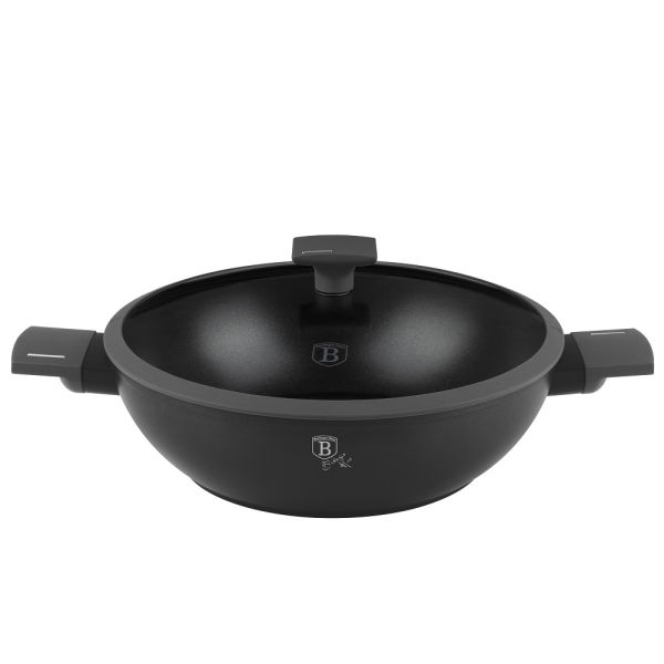 Berlinger Haus Double Handle Pan with Lid – Anthracite