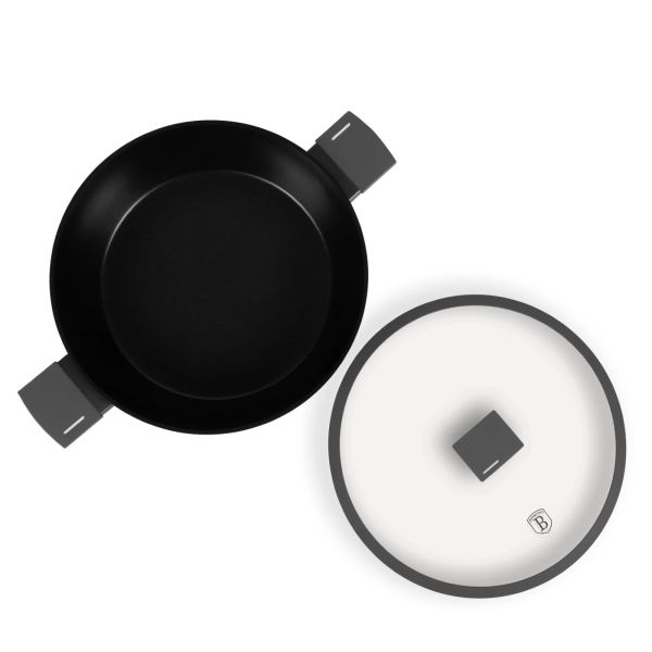 Berlinger Haus Double Handle Pan with Lid – Anthracite
