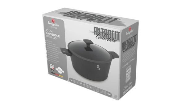 Berlinger Haus 30cm Cooking Pot with Lid – Anthracite