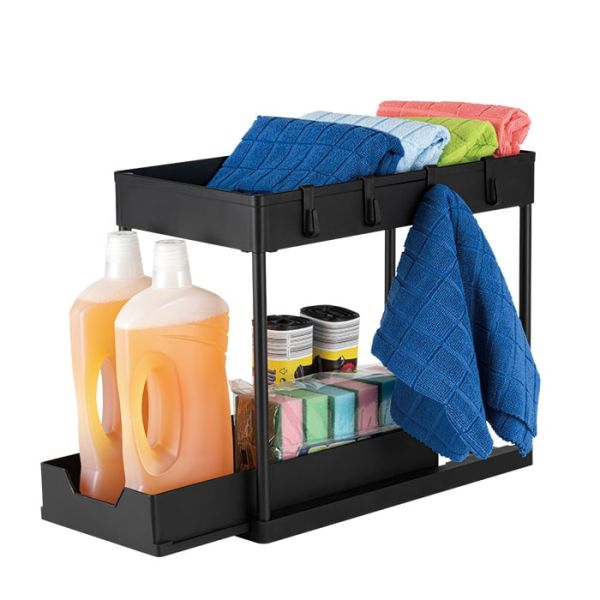 Berlinger Haus 2-Tier Kitchen Organizer - Matte Black
