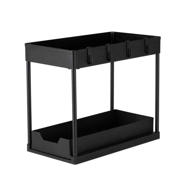 Berlinger Haus 2-Tier Kitchen Organizer - Matte Black