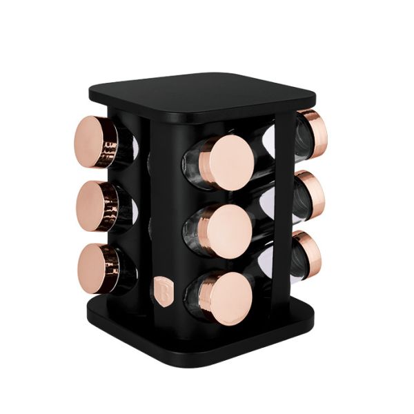 Berlinger Haus 13-Piece Spice Rack Set - Black Rose